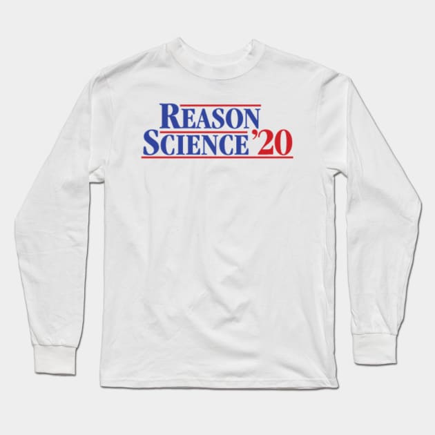 Reason/Science '20 (blue) Long Sleeve T-Shirt by uncontent